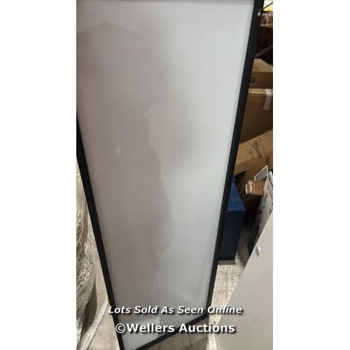 1055 - TALL MIRROR BLACK FRAME / LOCATED IN DARTFORD