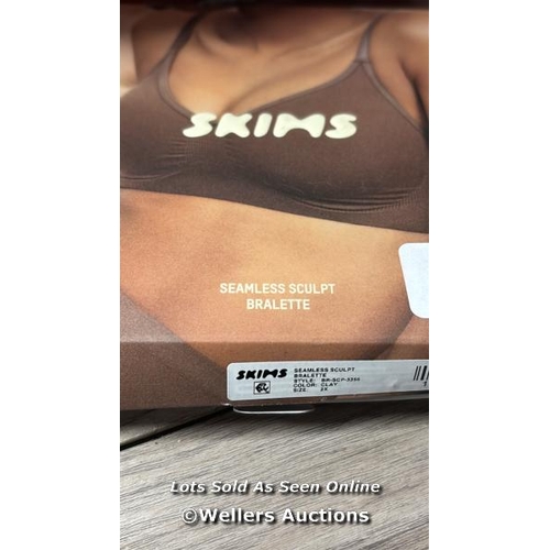 9713 - SKIMS SEAMLESS SCULPT BRALETTE / 2X / CLAY / RRP: 38