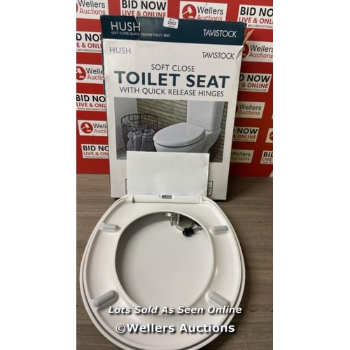 2002 - TAVISTOCK HUSH TOILET SEAT / MINIMAL SIGNS OF USE / PALLET 1