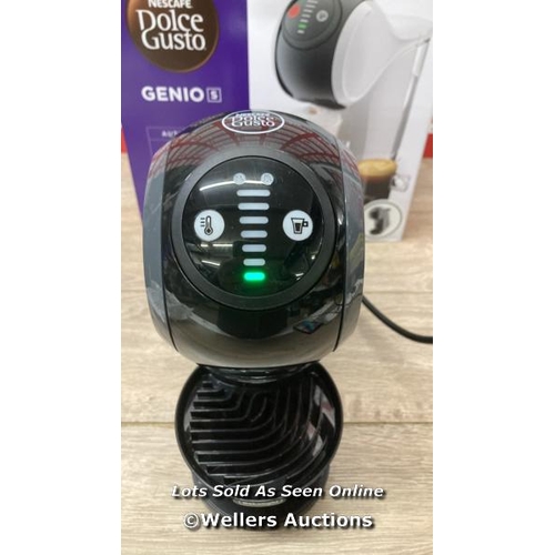 2055 - DE'LONGHI DOLCE GUSTO GENIO S PLUS COFFEE MACHINE, EDG315.B / APPEARS NEW / MISSING WATER CONTAINER ... 