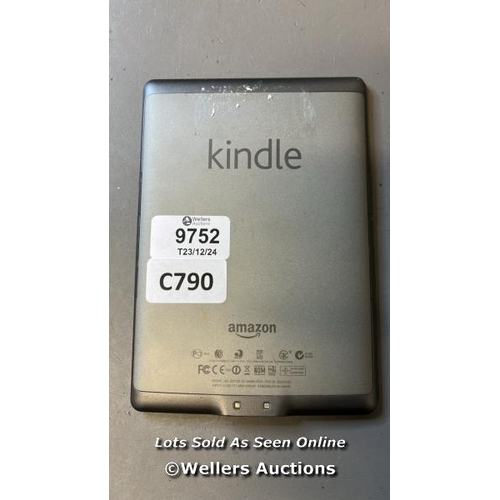 9752 - AMAZON KINDLE MODEL : D01100