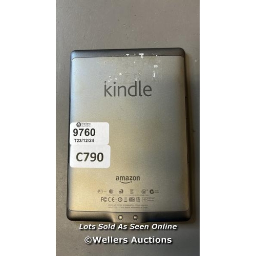 9760 - AMAZON KINDLE MODEL : D01200