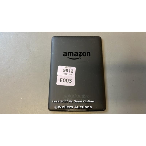 9812 - AMAZON KINDLE/MODEL: DP75SDI