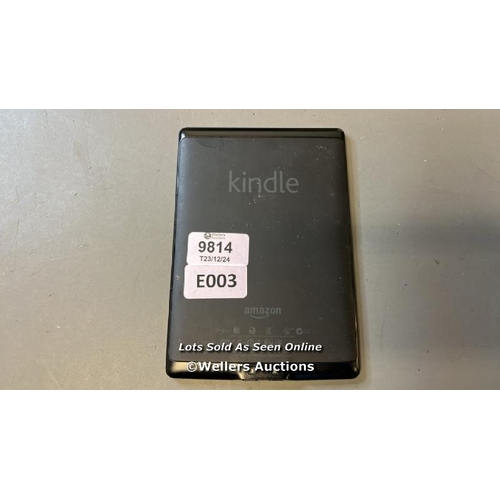 9814 - AMAZON KINDLE/MODEL: D01100