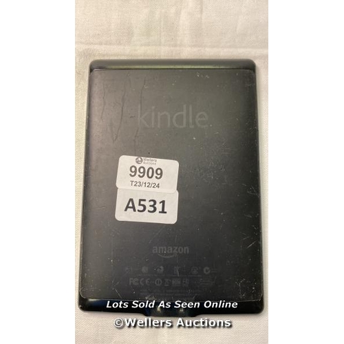 9909 - AMAZON KINDLE/MODEL: D01100