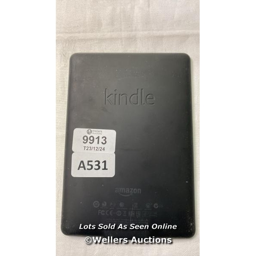 9913 - AMAZON KINDLE/MODEL: EY21