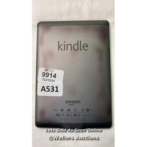 9914 - AMAZON KINDLE/MODEL: D01100