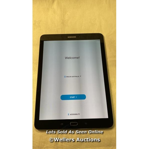 9940 - SAMSUNG TABLET/MODEL: SM-T810/GOOGLE ACCOUNT UNLOCKED