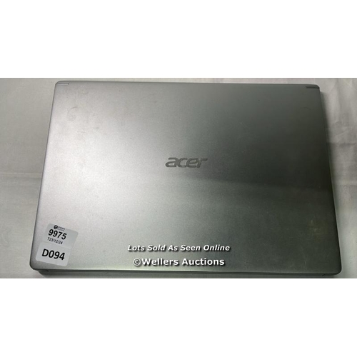 9975 - ACER LAPTOP ZEN5/4500U@2.38GHZ/8GB RAM/1TB/WINDOW 11