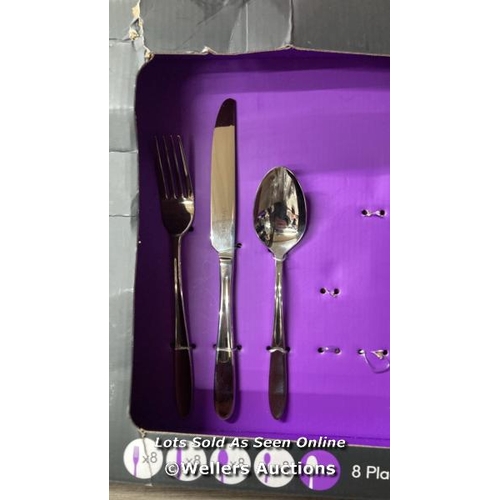 4006 - VINERS HENLEY STAINLESS STEEL CUTLERY SET, 34 PIECE / NEW / INCOMPLETE / D8