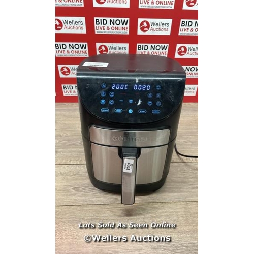 4008 - GOURMIA 6.7L DIGITIAL AIR FRYER / POWERS UP / SIGNS OF USE  / D9