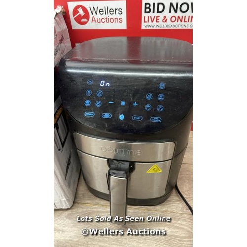 4018 - GOURMIA 6.7L DIGITIAL AIR FRYER / POWERS UP / SIGNS OF USE / W1