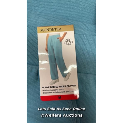 5019 - 7X LADIES NEW MONDETTA WIDE LEG TROUSERS / MEDIUM / D7