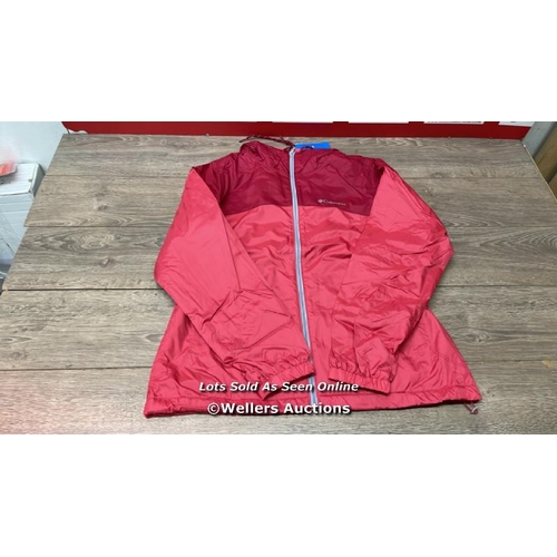 5061 - LADIES NEW COLUMBIA WATERPROOF COAT / ROUGE PINK / MEDIUM / E2