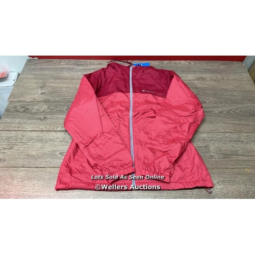 5062 - LADIES NEW COLUMBIA WATERPROOF COAT / ROUGE PINK / MEDIUM / E2