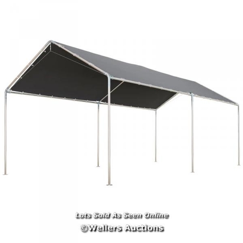 8003 - RRP: 189.99 - OUTSUNNY 3 X 6M HEAVY DUTY CARPORT GARAGE CAR SHELTER GALVANIZED STEEL OUTDOOR OPEN CA... 