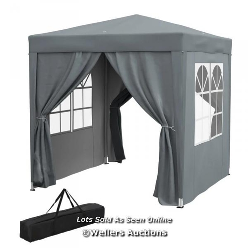 8267 - RRP: 99.99 - OUTSUNNY GARDEN POP UP GAZEBO MARQUEE PARTY TENT CANOPY WITH FREE CARRYING CASE, REMOVA... 