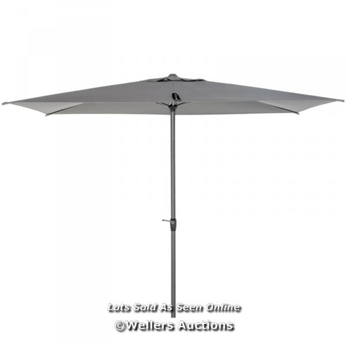 8303 - RRP: 99.99 - OUTSUNNY GARDEN SUN UMBRELLA PATIO PARASOL W/ TILT CRANK ADJUSTABLE ANGLE 3 X 2M BEIGE ... 