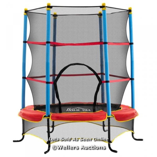 8322 - RRP: 99.99 - KIDS TRAMPOLINE, WITH SAFETY NET, FOR AGES 3-10 YEARS / PLEASE NOTE - INTERNET STOCK IM... 