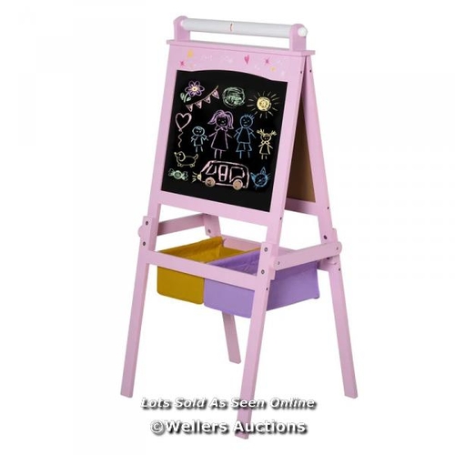 8747 - RRP: 35.99 - ZOOMIE KIDS BILLIE DOUBLE SIDED BOARD EASEL / PLEASE NOTE - INTERNET STOCK IMAGE USED F... 