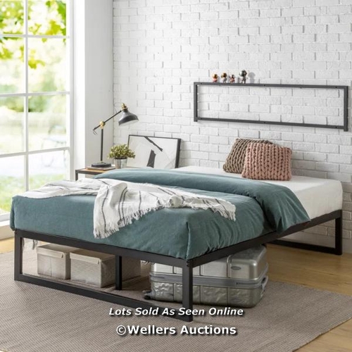 8791 - RRP: 101.99 - HASHTAG HOME DESOTO QUICK LOCK STEEL BED FRAME / MATTRESS SIZE: SUPER KING (6') / PLEA... 