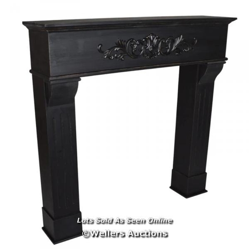 8796 - RRP: 276.99 - FLEUR DE LIS LIVING SURROUND FIREPLACE MOCKUP / SIZE: 95CM H X 99CM W X 17CM D, FINISH... 