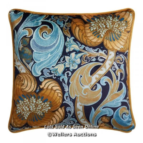 8696 - RRP: 7.94 - LAURENCE LLEWELYN-BOWEN DOWN THE DILLY DAMASK SQUARE SCATTER CUSHION COVER/CUSHION WITH ... 