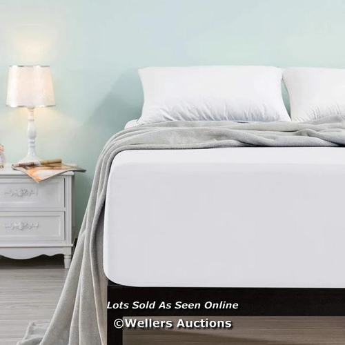 8698 - RRP: 11.99 - LATITUDE RUN MICROFIBER BRUSHED DEEP 40CM FITTED BED SHEET / SIZE: KINGSIZE (5'), COLOU... 