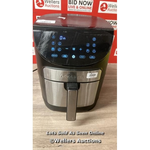 2068 - GOURMIA 6.7L DIGITIAL AIR FRYER / POWERS UP / SIGNS OF USE / PALLET 2