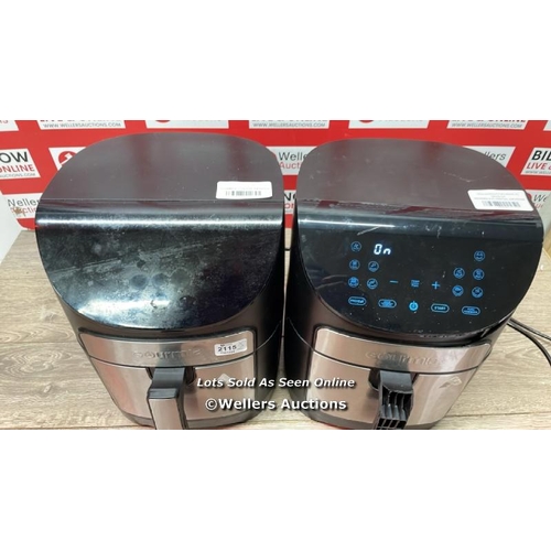 2115 - 2X GOURMIA 6.7L DIGITIAL AIR FRYER / SIGNS OF USE / SEE IMAGES / A18