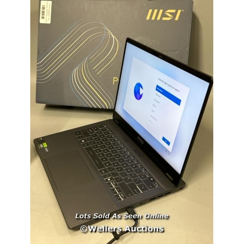 2277 - MSI PRESTIGE, INTEL CORE ULTRA 7, 32GB RAM, 1TB SSD, NVIDIA GEFORCE RTX 4050, 14 INCH LAPTOP, 9S7-14... 