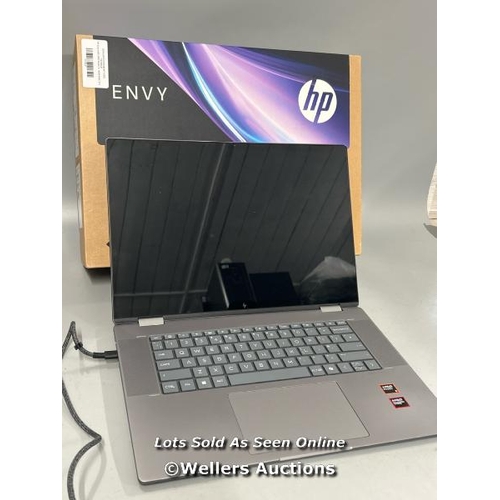 2278 - HP ENVY X360, AMD RYZEN 5, 16GB RAM, 512GB SSD, 16 INCH CONVERTIBLE 2 IN 1 LAPTOP, 16-AD0006NA / DOE... 