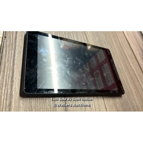 8016 - PRE OWNED AMAZON TABLET/ BLACK/ GOOGLE LOCKED - DISPLAY DAMAGED