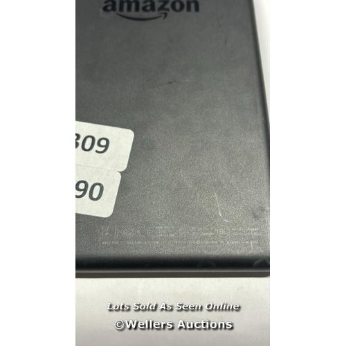 8018 - PRE OWNED AMAZON TABLET / MODEL SR043KL / BLACK/ GOOGLE LOCKED