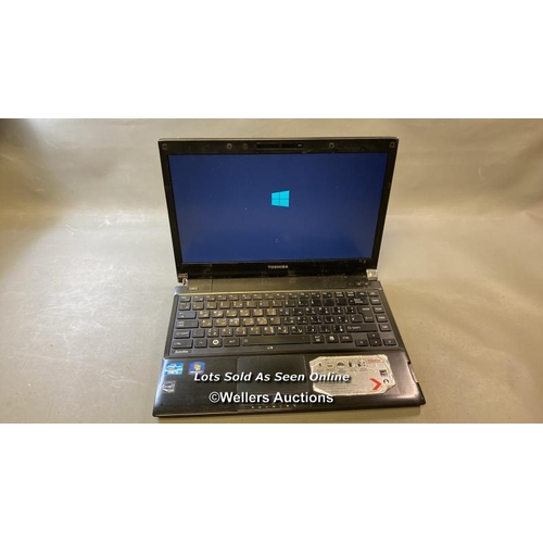 8019 - LAPTOP: TOSHIBA 500GB HD CORE 15-2450M @ 2.5GHZ 6GB RAM WIN 10