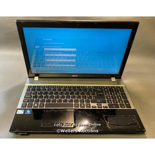 8036 - ACER LAPTOP / 500GB HD /INTEL PENTIUM / D970@2.3 GHZ/ 4GB RAM/ WIN 10 / SERIAL NO: NXM35EK002218036E... 