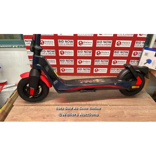 6087 - RED BULL RACING RS 1000 E-SCOOTER / POWERS UP / WITH CHARGER / MINIMAL SIGNS OF USE / SEE IMAGES  / ... 