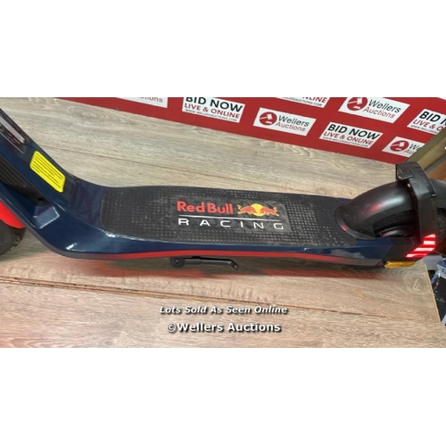6087 - RED BULL RACING RS 1000 E-SCOOTER / POWERS UP / WITH CHARGER / MINIMAL SIGNS OF USE / SEE IMAGES  / ... 