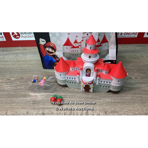 7022 - THE SUPER MARIO BROS. MOVIE � MUSHROOM KINGDOM CASTLE PLAYSET WITH MINI 1.25� MARIO AND PRINCESS P... 