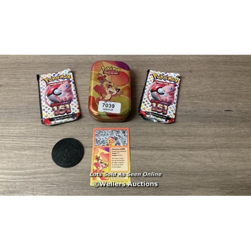 7039 - POKEMON TCG: SCARLET AND PURPLE MINI-BOX - 151 (1X RANDOM BOX) / MINIMAL SIGNS OF USE / SEE IMAGES  ... 