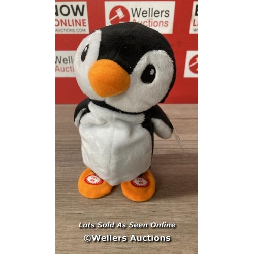 7044 - HOPEARL TALKING SINGING PENGUIN REPEATS WHAT YOU SAY WALKING ELECTRIC INTERACTIVE ANIMATED TOY SPEAK... 