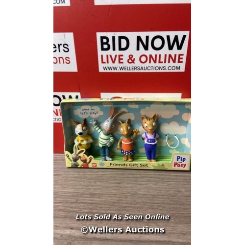 BANDAI PIP AND POSY 5 FIGURE PACK - 5 X 10CM FIGURES (PIP, POSY, ZAC ...