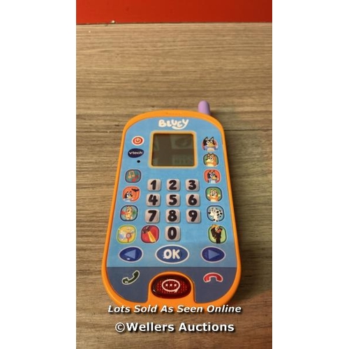 7480 - VTECH BLUEY RING RING LEARNING PHONE, OFFICIAL BLUEY TOY, INTERACTIVE ROLE PLAY PHONE, TOY PHONE WIT... 