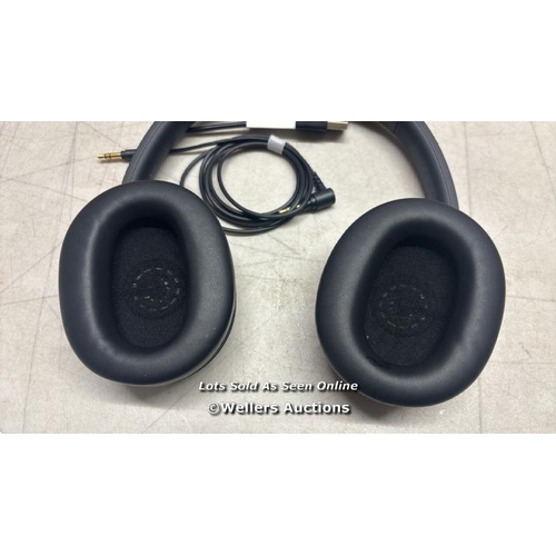 8077 - SONY WHCH720NB NOISE CANCELLING OVEREAR HEADPHONES / CONNECTS TO BT, PLAYS MUSIC / POWERS UP / MINIM... 