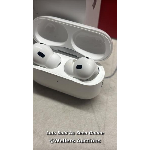 8080 - APPLE AIRPODS PRO (2ND GENERATION)(USB-C), MTJV3ZM/A / CONNECTS TO BT, PLAYS MUSIC / POWERS UP / MIN... 