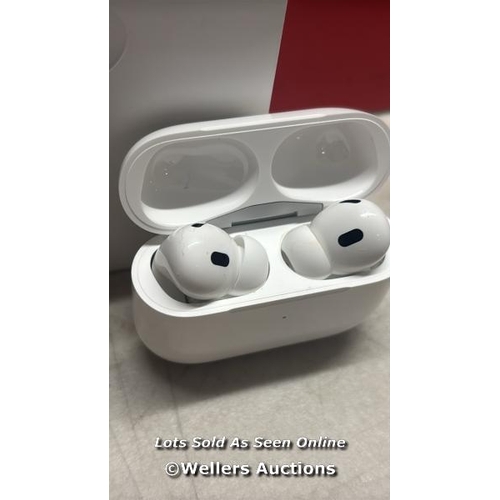 8080 - APPLE AIRPODS PRO (2ND GENERATION)(USB-C), MTJV3ZM/A / CONNECTS TO BT, PLAYS MUSIC / POWERS UP / MIN... 