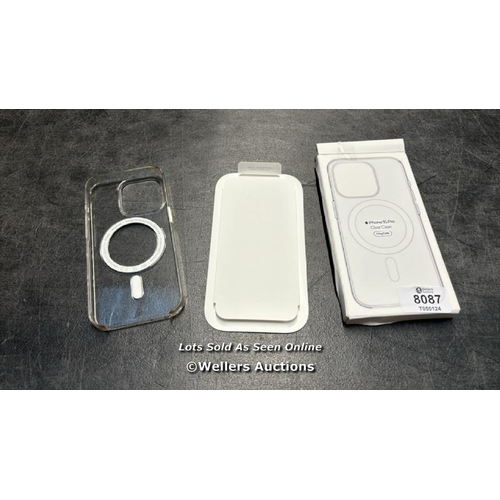 8087 - APPLE IPHONE 15 PRO CLEAR CASE WITH MAGSAFE / G29