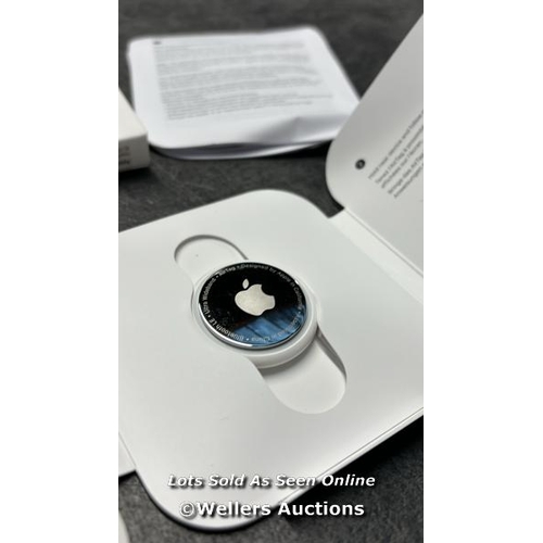 8112 - APPLE AIRTAG. TRACK YOUR KEYS, WALLET, LUGGAGE, BACKPACK. REPLACEABLE BATTERY. WATER-RESISTANT. ONE-... 