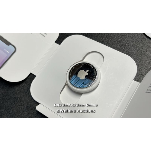 8115 - APPLE AIRTAG. TRACK YOUR KEYS, WALLET, LUGGAGE, BACKPACK. REPLACEABLE BATTERY. WATER-RESISTANT. ONE-... 