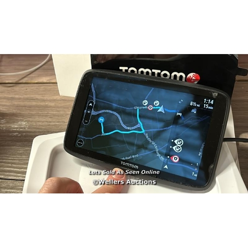 8129 - TOMTOM TRUCK SAT NAV GO PROFESSIONAL 620 WITH EUROPEAN MAPS AND TRAFFIC SERVICES (VIA SMARTPHONE), U... 